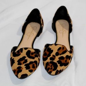 Jessica Simpson Women's leopard print flats